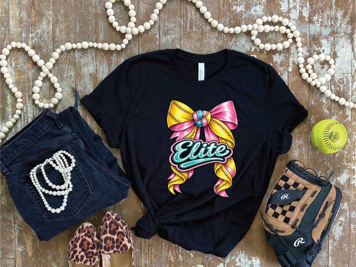Elite Softball Bow Spirit - Unisex Graphic Tee
