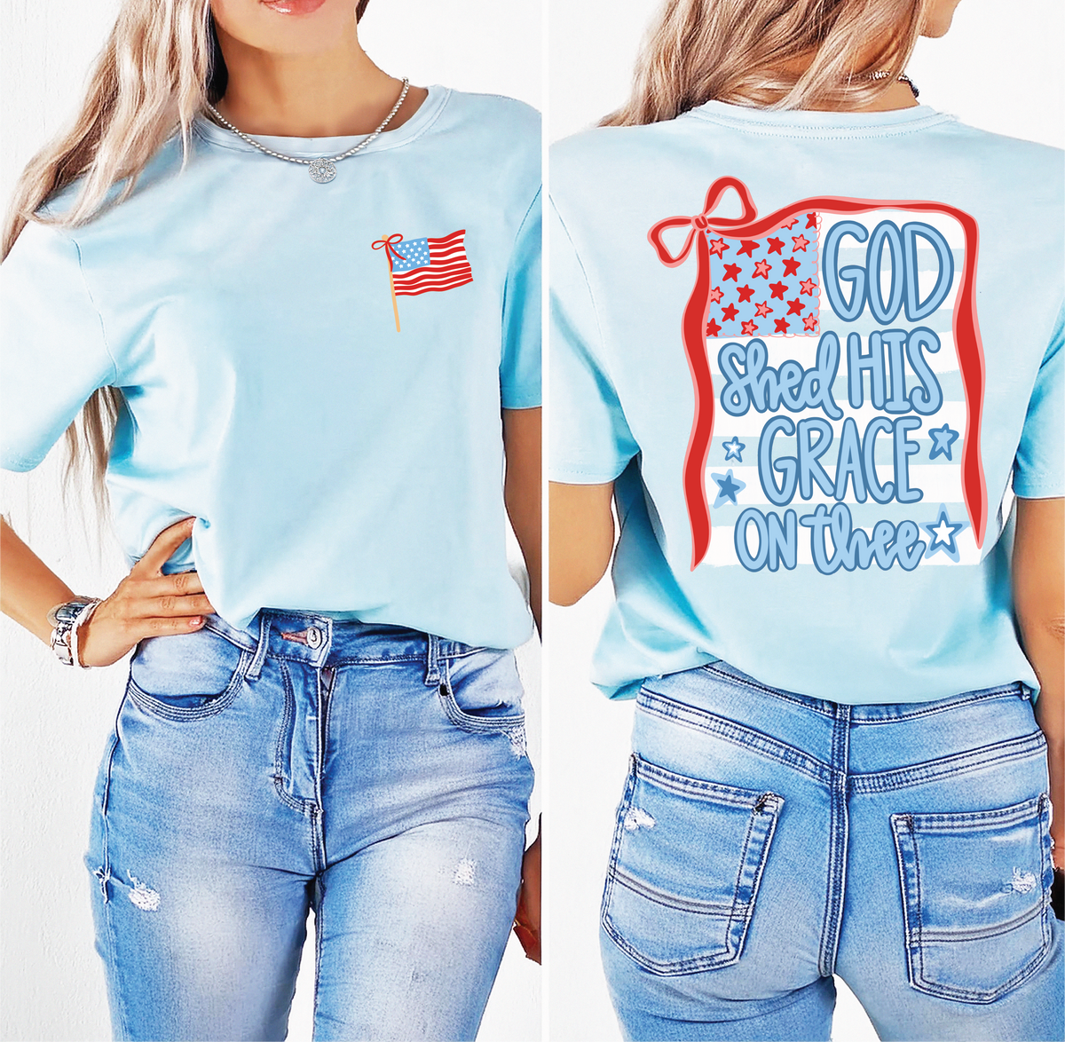 God Shed His Grace On Thee - Graphic T-Shirt