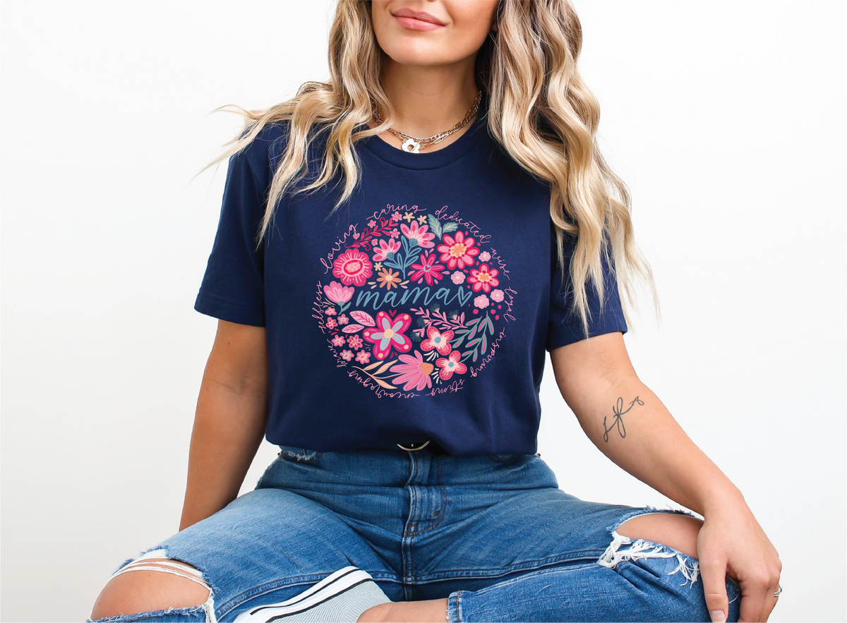 Mama Floral Circle