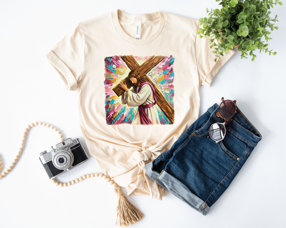 Oh How He Loved Us - UNISEX GRAPHIC Tee