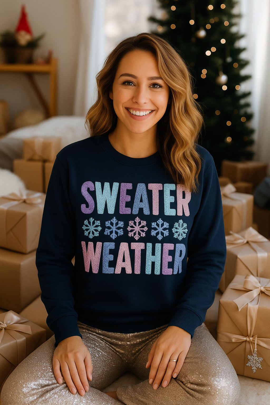 Faux Yarn Sweater Weather