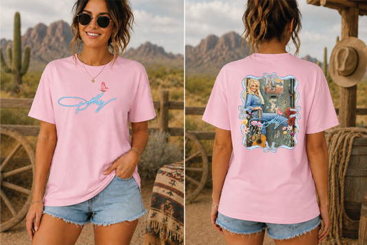 DOLLY - PINK GRAPHIC TEE