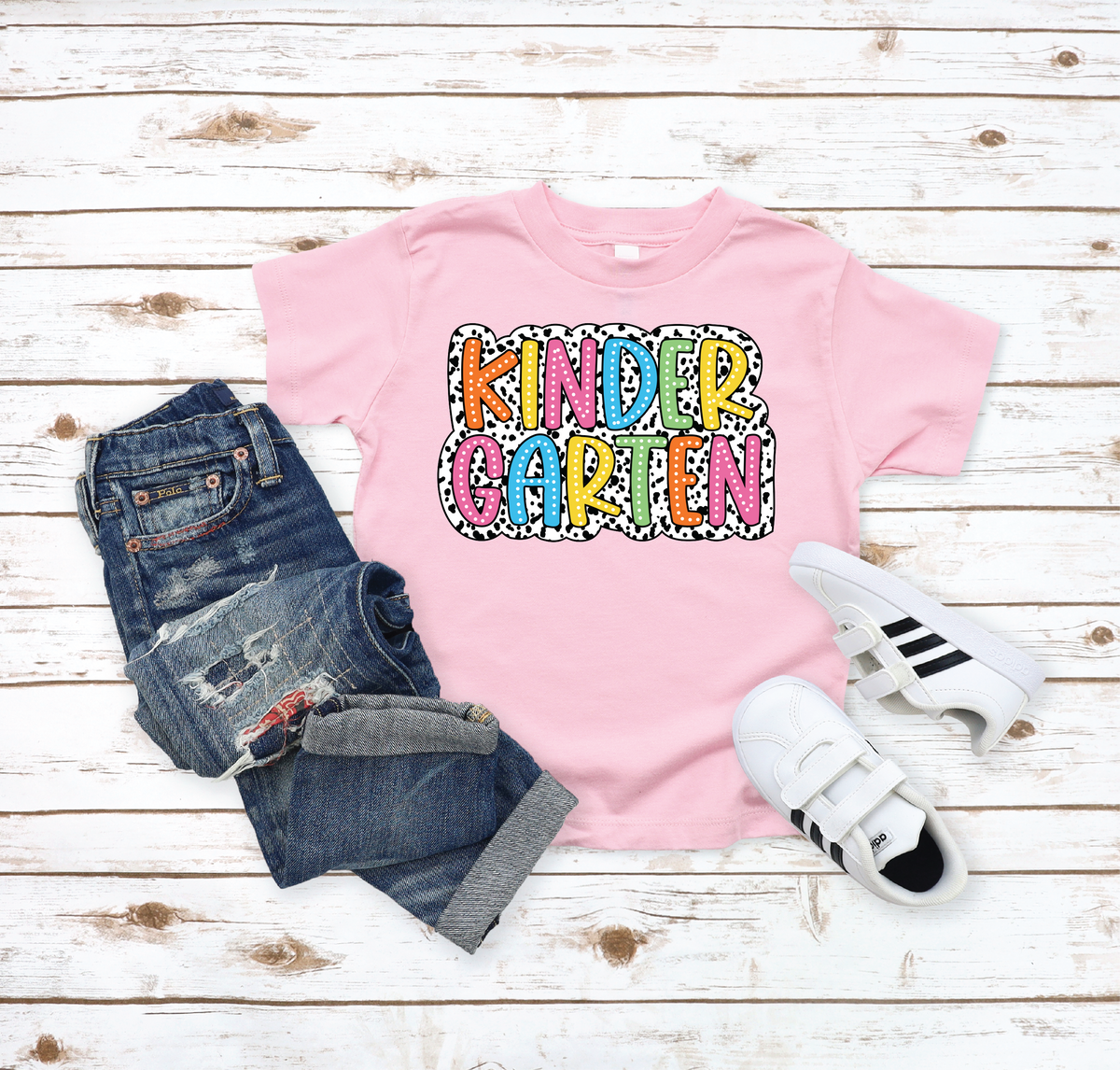 Girls Kindergarten Back to School Graphic Tee