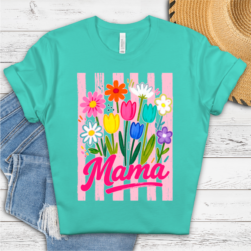 **CUSTOMIZABLE** Mama Floral -Mothers Day Unisex Graphic Tee
