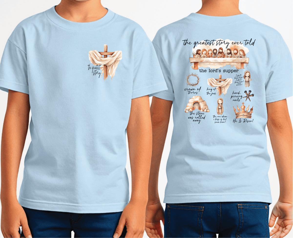 The Greatest Story Ever Told Ice Blue - Southern Belles & Company Boutique