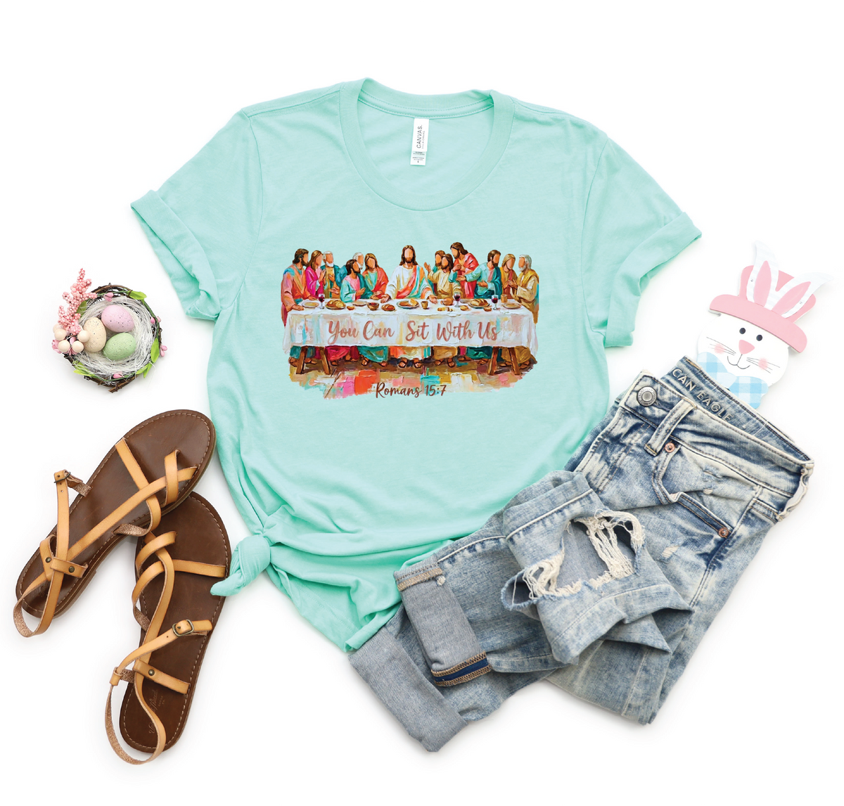 You Can Sit With Us- Easter Unisex Graphic Tee